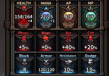 The Last Spell - Stats